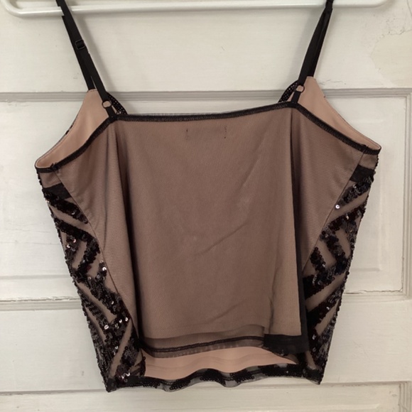 Express sequin crop top - Picture 3 of 4